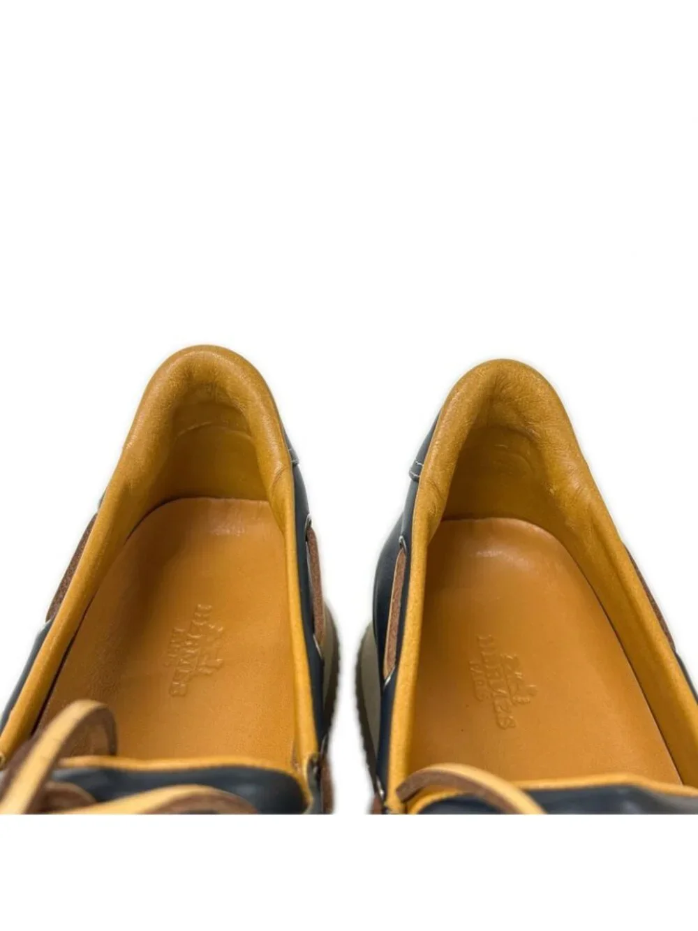 Hermes Leather Deck Shoes